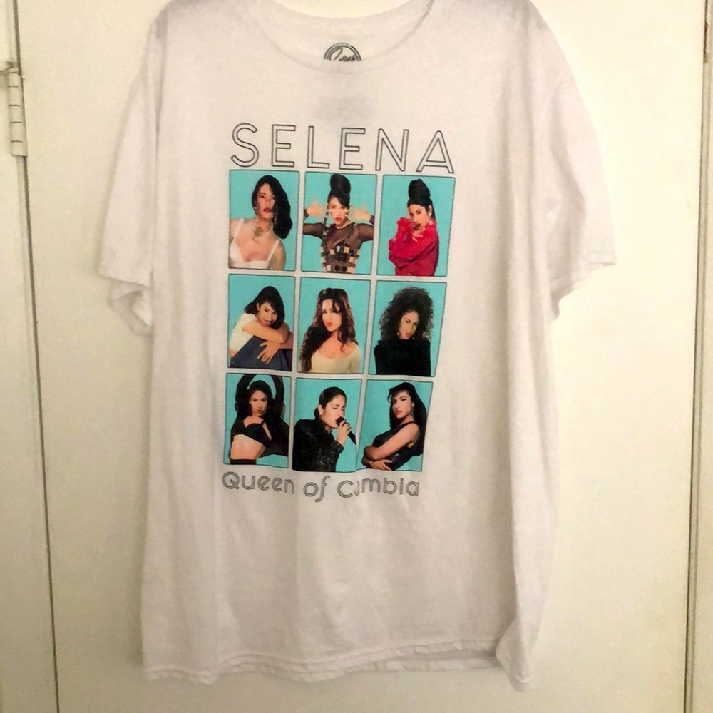 Selena Queen of Cumbia XL white tee shirt